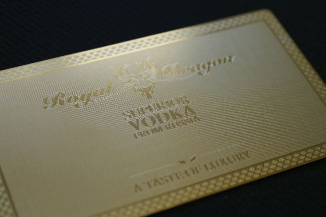 étiquettes de Champagne en métal personnalisé